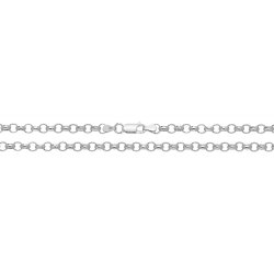 Silver Round Belcher Chain 