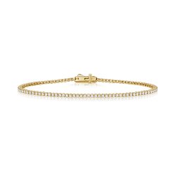 Diamond Tennis Bracelet In 9ct Gold 