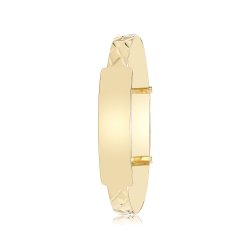 9ct Yel Gold Id Baby Bangle 