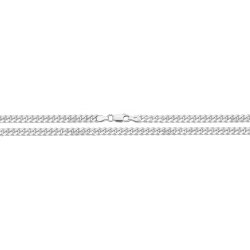 Silver Close Curb Chain 