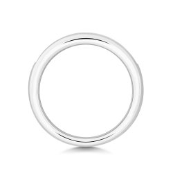 Diamond Channel Set Princess Cut Eternity Ring In Platinum 