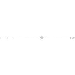 Silver Cz Star Bracelet 