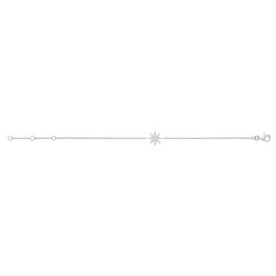 Silver Cz Star Bracelet 
