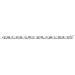 Silver Three Strand Tennis Bracelet 
