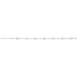 Silver Cz  Bracelet 