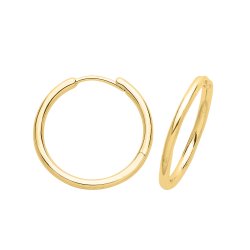 Silver Gold Plated Clicker Earrings 