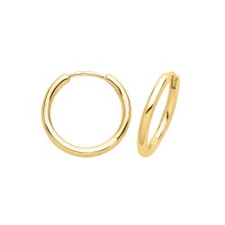 Silver Gold Plated Clicker Earrings 