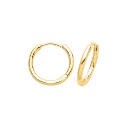 Silver Gold Plated Clicker Earrings 