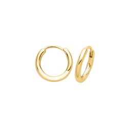 Silver Gold Plated Clicker Earrings 