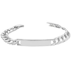 Silver Babies' Cast Id Bracelet 