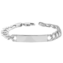 Silver Babies' Cast Id Bracelet 