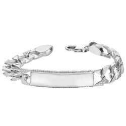 Silver Babies' Cast Id Bracelet 