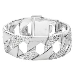 Silver Cast Gents' Bracelet 