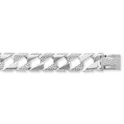 Silver Gents' Cast Bracelet 