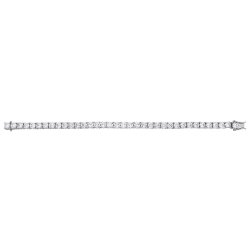 Silver Cz Tennis Bracelet 