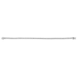Silver Cz Wave Bracelet 