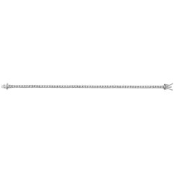 Silver Cz Tennis Bracelet 