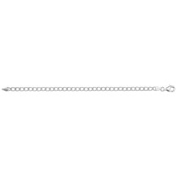 Silver Curb Bracelet 