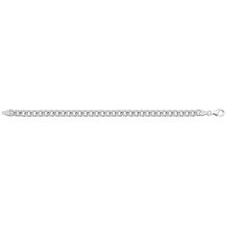 Silver Curb Bracelet 