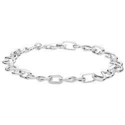 Silver Infinity Link Bracelet 