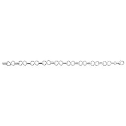 Silver Infinity Link Bracelet 