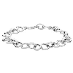 Silver Infinity Link Bracelet 
