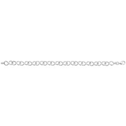 Silver Infinity Link Bracelet 