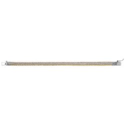 Silver Tricolour Cz Tennis Bracelet 
