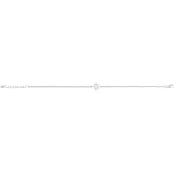 Silver Rhodium Star Bracelet 