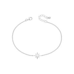 Silver Rhodium Star Bracelet 
