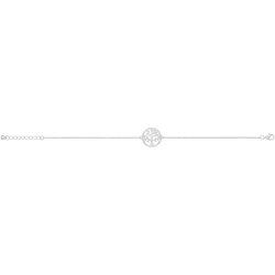 Silver Rhodium Tree Of Life Bracelet 