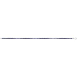 Silver Round Cz Tennis Bracelet 