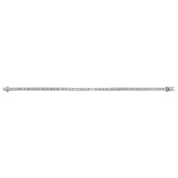 Silver Cz Tennis Bracelet 