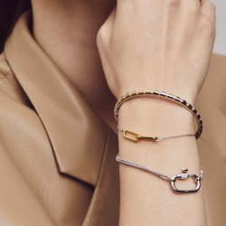 TI SENTO Gold Double Link Bracelt 2960SY