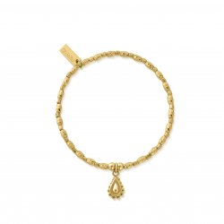 Chlobo Gold Soul Glow Raindrop Bracelet