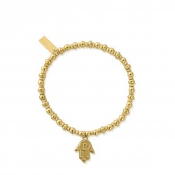 Chlobo Gold Didi Sparkle Hamsa Hand Bracelet