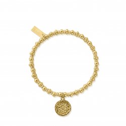 Chlobo Gold Didi Sparkle Moonflower Bracelet