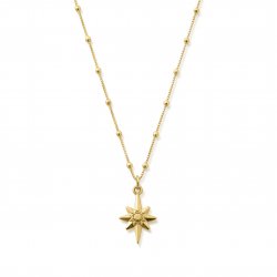 Chlobo Gold Bobble Chain Lucky Star Necklace
