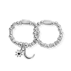 Chlobo Moon And Sun Set Of 2 Rings