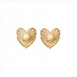 Chlobo Gold Glowing Beauty Stud Earrings