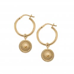 Chlobo Gold Sun Catcher Hoops