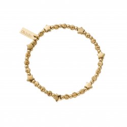 Chlobo Gold Multi Inset Star Bracelet