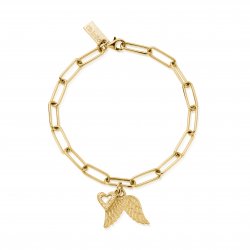 Chlobo Gold Link Chain Love And Guidance Bracelet