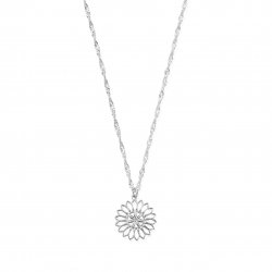 Chlobo Twisted Rope Chain Flower Mandala Necklace
