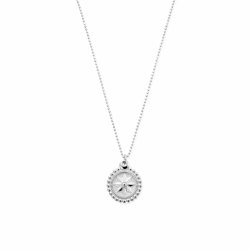 Chlobo Diamond Cut Chain With Bobble Compass Pendant