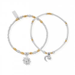 Chlobo Gold And Silver Dusk To Dawn Set Of 2