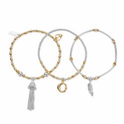 Chlobo Gold And Silver Stack Of 3