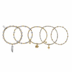 Chlobo Gold And Silver Lucky Stack Of 5