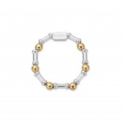 Chlobo Gold And Silver Rhythm Of Water Ring