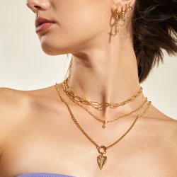 Ania Hair Gold Moon Earring Charm